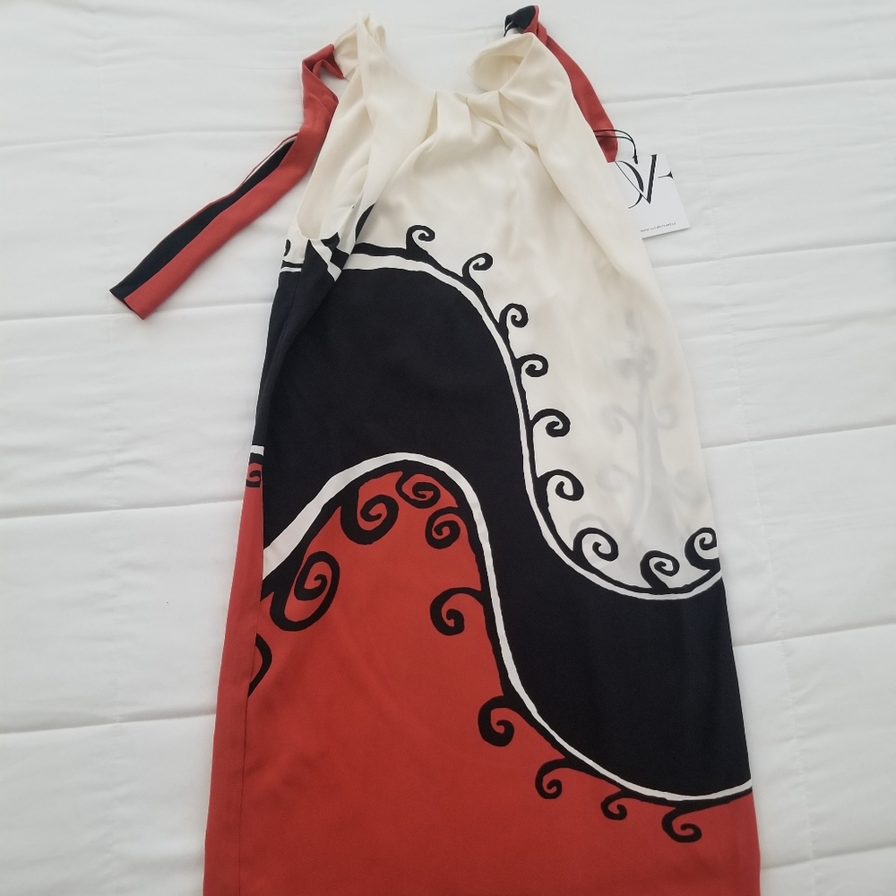 DIANEvon Frustenberg silk dress Sz 0 new with tag